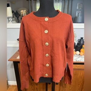 CRYUS BUTTON FRONT CARDIGAN NWT